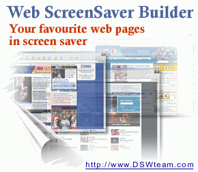 Screenshot for Web Screen Saver Builder 6.0